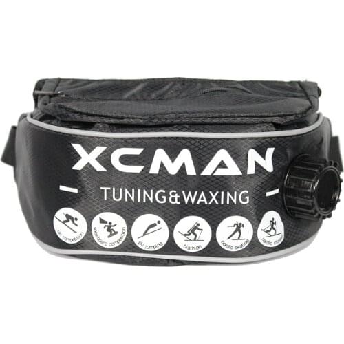 XCMAN XCMAN Insulated XC Drink Belt Bottle With Pocket for Boiling Liquids Heavy-Duty Thermo 1Liter