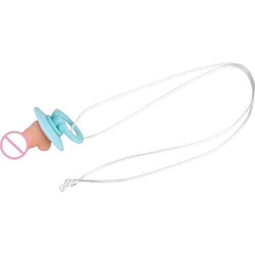 Funny Penis Shaped Adult Toys Baby Pacifier for Single Hens Parties Masquerade Novelty Bachelor Party Gag Decoration Accessories