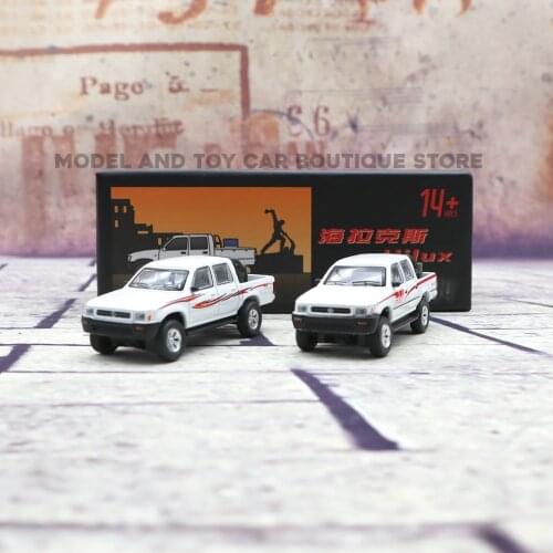 1/64 JKM Hilux Pickup Truck Diecast Model Toys Car Boys Girls Gifts
