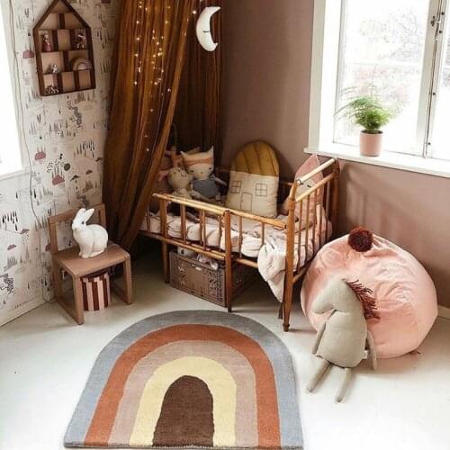 1 Pc Baby Play Mat Crawling Carpet Kids Room Floor Rug Rainbow Game Pad Playmat Children Bedroom Nursery Decoration