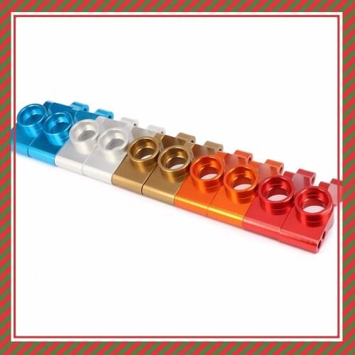 RCAWD 2PCS Aluminum Alloy Rear Stub Axle Carriers(l/r) 1952 For Rc 1/10 Traxxas Slash 5803 Upgraded Parts Hop-Up Parts