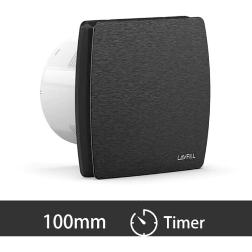 Bathroom Toilet Extractor Air Ventilator Fan with Timer Switch 100mm 230V