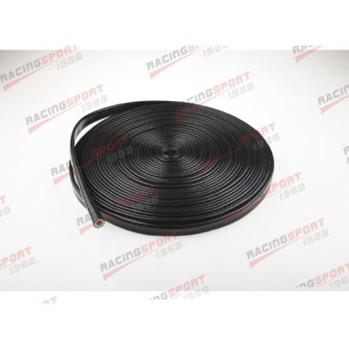 3/4" inch Silicone Jacketed Thermal Heat Sleeving Protector Black Wire