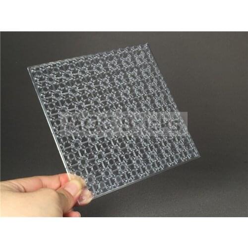 4pcs/lot MOC Bricks Trans clear thick baseplate 16x16 small studs Brick building blocks Assembles DIY Toys for children gifts