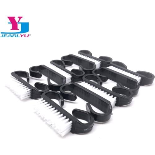 100pcs/lot Soft Remove Dust Manicure Tool For Manicure DIY Professional Clear Plastic Nail Art Brushes Set Makeup Nail Care Tool