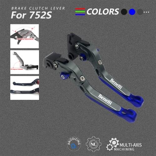 752S For Benelli 752 S 2015 2016 2017 2018 2019 Motorcycle CNC Aluminum Alloy Adjustable Folding Extendable Brake Clutch Levers