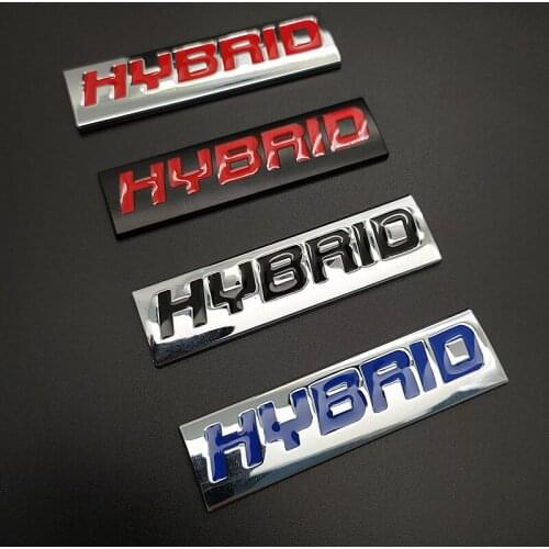 Car Styling metal Emblem Sticker Auto Badge Decal For Toyota Hybrid Synergy Drive Letter Prius Camry Rav4 Crown Auris Accessorie