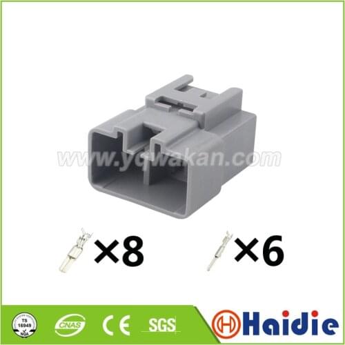 Free shipping 2sets auto 14pin auto plastic wiring harness cable unsealed connector 7282-1148