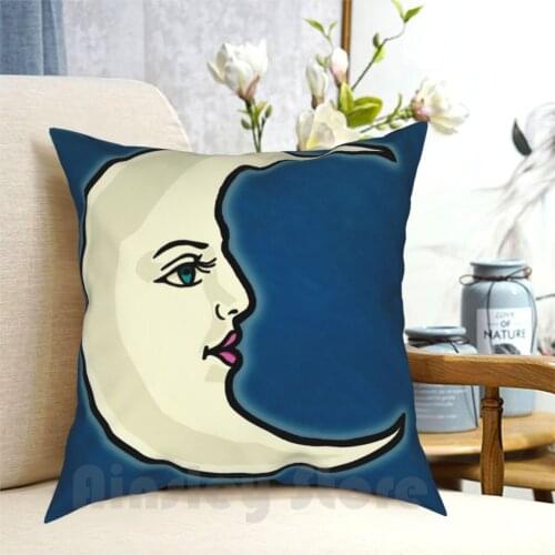 La Loteria #23 La Luna Pillow Case Printed Home Soft DIY Pillow cover La Loteria Loteria Game Mexico Mexican Latina Moon