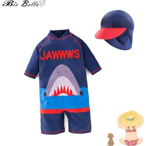 Children Baby Boys Swimwear Fashion Swimming Surfing Sunscreen Swimsuit For 1-6T kids Boy Swimsuit Bathing Baby Swimwear Suit