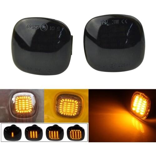 Dynamic LED Turn Signal Side Marker Light Sequential Lamp Indicator For Skoda Fabia Octavia Mk1 Mk2 Roomster Rapid NH3