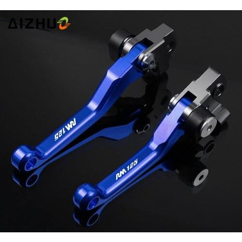 For SUZUKI RM125 RM 125 2004 2005 2006 2007-2008 CNC Aluminum Motocross dirt bike Pivot Brake Clutch Levers for RM125 Motorcycle