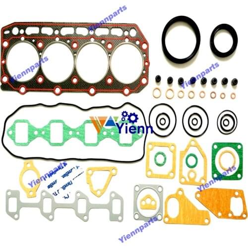 For Yanmar 4TNV82 4TNV82A Full Gasket Kit For fit Excavator Tractor Engine Repair Parts