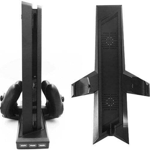 Dual host cooling Charge base Dock For Sony Playstation 4 PS4 / PS4 Slim Controller Gamepad Handle Double Charging Charger