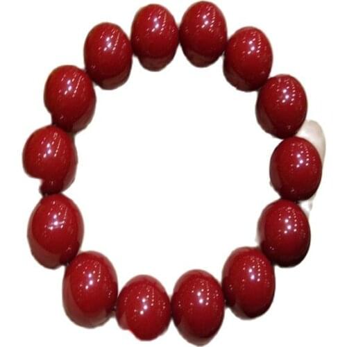 Chinese Amber beeswax bangle Elastic Bracelet Woman bangle