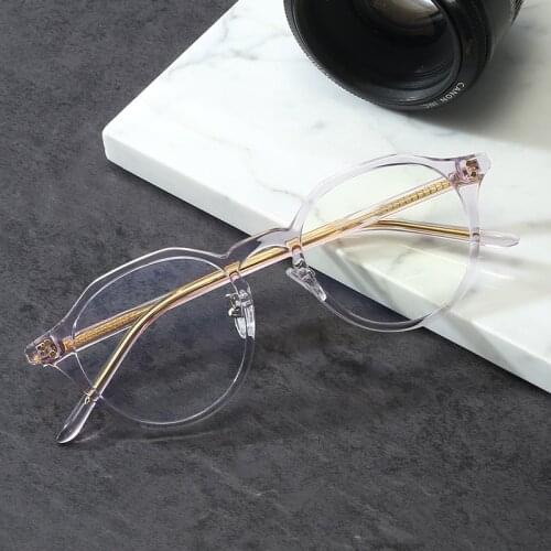 Logorela 2010 Optical TR-90 Round Eyeglasses Frame for Men or Women Glasses Prescription Spectacles Full Rim Frame Glasses