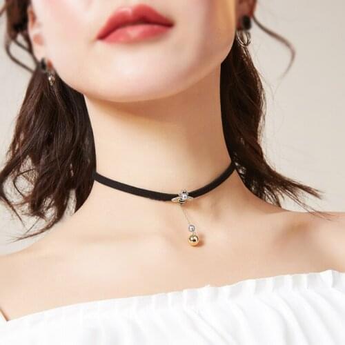 Honey Bee Necklace with Tassel Beads Female Clavicle Chain Temperament South Korean Personality Neck Choker Jewelry Accessories
