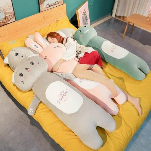 Hot New 70/90/110CM Cute Husky Plush Toy Soft Animal Mouse Long Pillow Lovely Christmas Gifts For Kids Kawaii Valentine Present