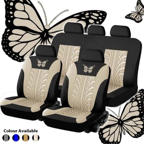 Aimaao 4/9 Pcs Car Seat Cover Set Auto Styling Interior Accessories For Megane 2 Peugeot 206 207 2008 407 307 308 Volvo Xc90