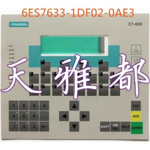 NEW 6ES7633-1DF02-0AE3 C7-633 6ES7 633-1DF02-0AE3 HMI PLC Membrane Switch keypad keyboard