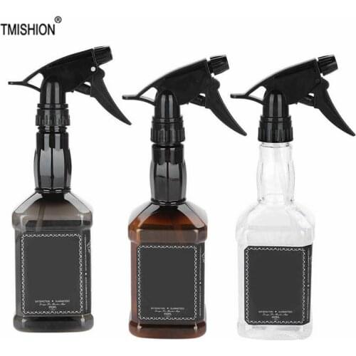 650ML Hairdressing Spray Bottle Salon Barber Hair Tools Water Sprayer Retro Whiskey Oil Head Watering Can