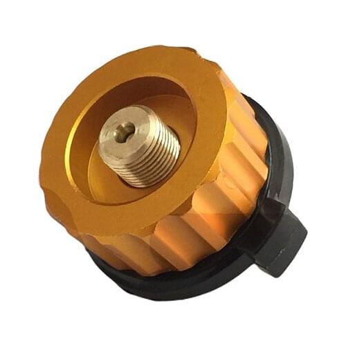 Outdoor Camping Gas Stove Furnace Head Length Tank Converted Head Circular Fire Converter Adapter Accessories
