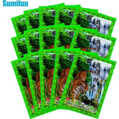 128pcs Tiger Balm Patch For Body Joint Shoulder Rheumatism Pain Herbal Balm Medical Plasters Capsicum Patch Pain Relief Stickers