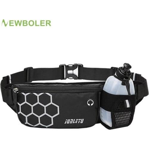 Trail Running Hip Waist Pack Outdoor Women&Men Hydration Belt Gym Fitness Jogging Waist Bag Water Bottle Sport Accessories