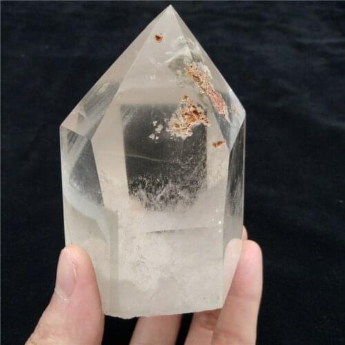 Ghost Quartz Wand Clear Phantom Quartz Point Reiki Healing Meditation Obelisk Chakra Tool Gift Present Home Decoration Love