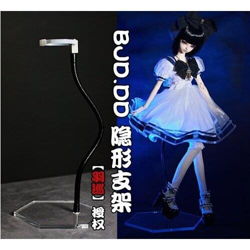 1/3 1/4 scale BJD Transparent acrylic Standing bracket for BJD/SD stable Card crotch doll accessories 16C1001