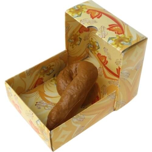 Realistic Shit Funny Joke Toys Fake Turd Poop Prank Anti Stress Gadget Squish Tricky Toy