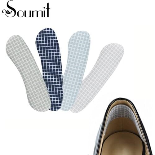 4 Pairs Insole for Women High Heel Shoe Girp Liner Pad Leather Heels Pads Self-adhesive Sticker Relief Foot Pain Fashion Cushion