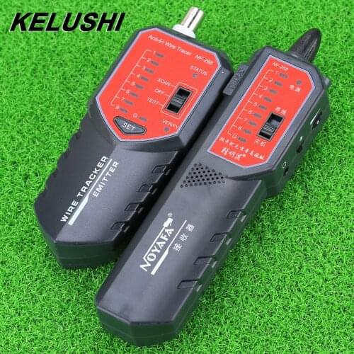 Wire Tracker Tester NF-268 Anti-jamming Network Cable Tester Tracer Errors locator RJ11 BNC RJ45 Cable Fiber Tester Tool