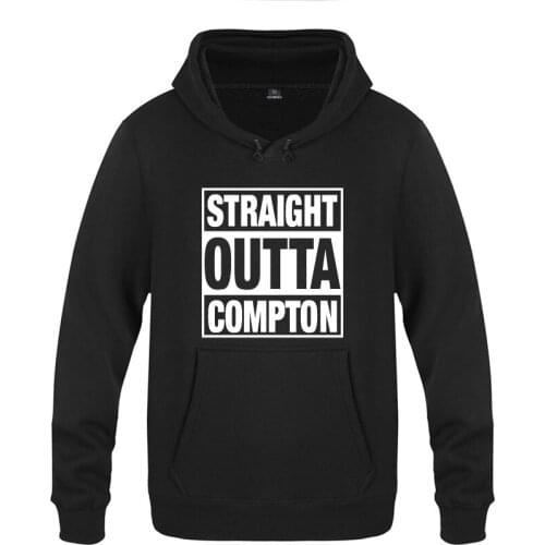 Straight Outta Compton NWA Rock Rap Hoodie Sweatshirts Men Fashion Mens Long Sleeve Hooded Fleece Pullover Hoodies Hip Hop
