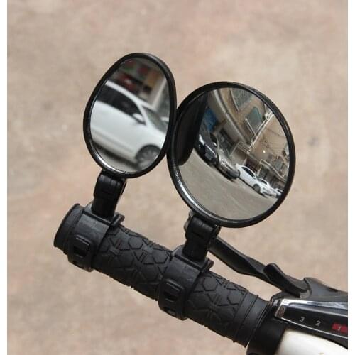 Bicycle Mirror Universal Handlebar Rearview Mirror 360 Degree Rotate For Bike MTB Bicycle With Install Belt Cycling Accessories