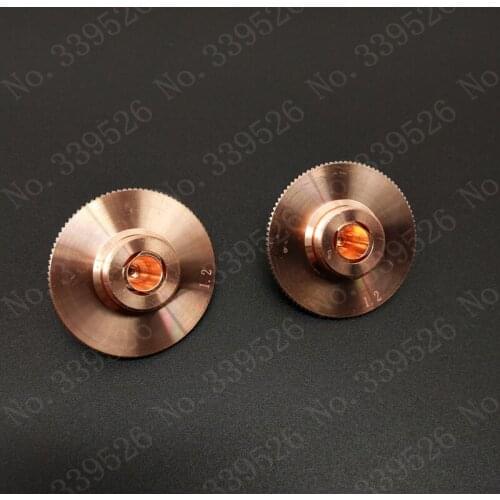 Double nozzle laser cutting nozzle tip double H15 chroming plating fiber laser spare parts replacement