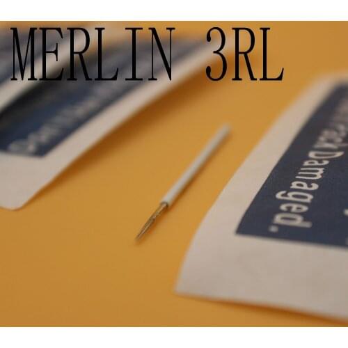 100Pcs 3 Round Liner Permanent Makeup Needles With 50 pcs Needle Caps For MERLIN Machine Tattoo Needles Supply