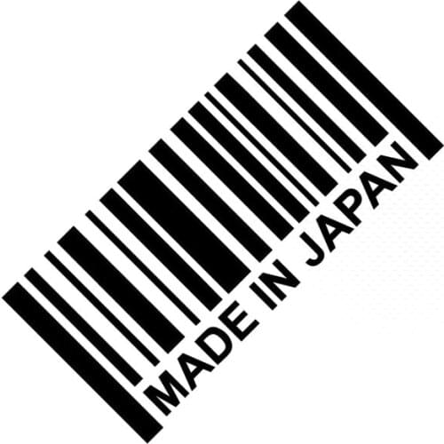 15.5CM*7.5CM Made In Japan Decal JDM Stickers Vinyl Turbo Racing Window illest Boost Car Dope Car Stickers Black Sliver C8-0498