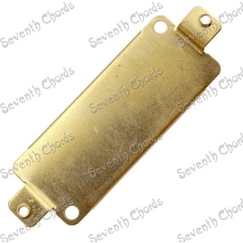 2 Pcs Brass Mini Style Electric Guitar Humbucker Baseplate / Pickup Baseplate - 67.8mm X 26.8mm