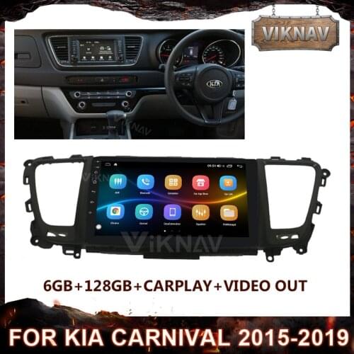 9 inch Android10 Car radio For Kia Carnival 2015-2019 Touch Screen GPS Navigation Multimedia Player Tape Recorder 2 din