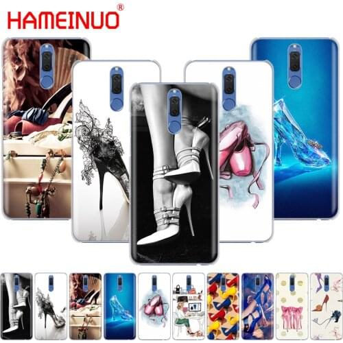 HAMEINUO High heels shoes ballerina Cover phone Case for Huawei NOVA 2 2S 3e PLUS LITE p smart 2018 enjoy 7s mate 7 8 9 10 pro