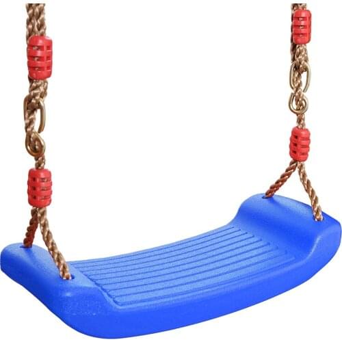 Children Swing Rope Set Chair Slides Accessories Replacement Rigid Plastic Seat kids Outdoor Indoor Playground Equipment