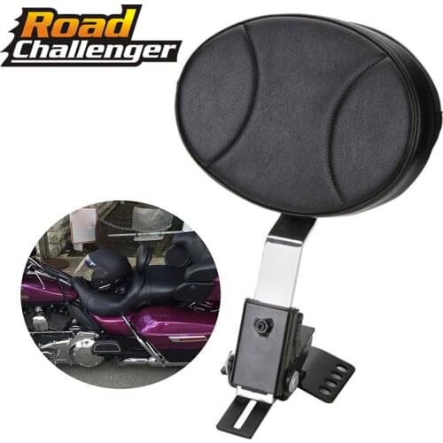For Harley Touring FLTR FLHT 97-17 Adjustable Motorcycle Plug-In Driver Rider Backrest Kit