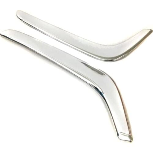 For Honda CRV CR-V 2017 2018 ABS Chrome Front Fog Light Lamp Eyelid Cover Trim 2pcs Car Styling accessories