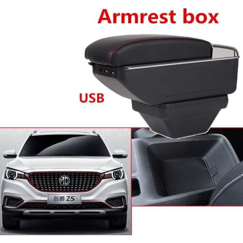 For MG ZS Armrest box central Store content box cup holder ashtray interior 2017 2018