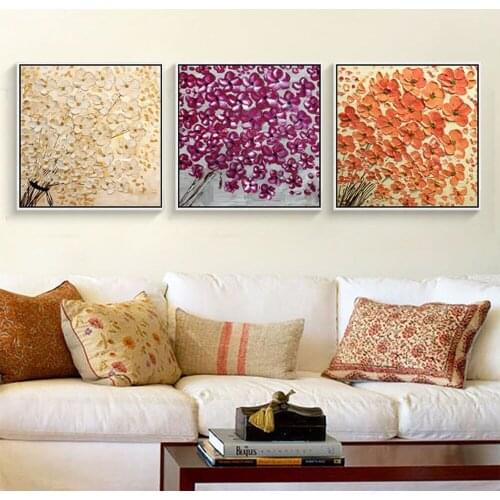 DONGMEI OILPAINTING Hand painted oil painting Home Decor High quality flower painting Can provide customized size DM182822