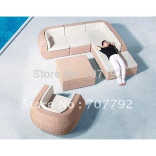 Hot sale rattan outdoor sofa set