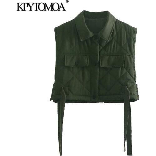 Женские стеганые жилеты KPYTOMOA China At AliExpress