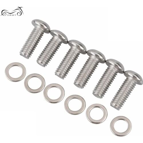 Stainless Derby Cover Hardware Bolt For Harley Dyna Low Rider Super Wide Softail Touring Electra Street Glide Road King FLHR