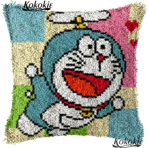 Cross stitch kits cushion embroidery needlework sets Latch hook rug canvas Crocheting Rug Kits 3d carpet decoration